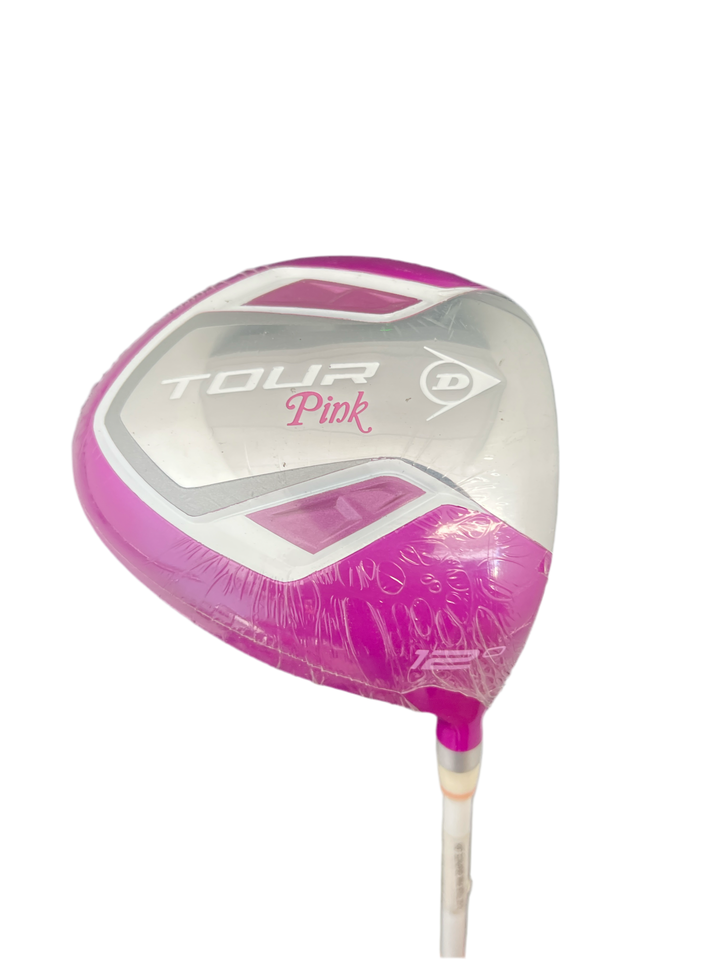 CLEARANCE SALE （The Club Cover Is Aging And Peeling）DUNLOP WOMEN'S GOLF SET TOUR PINK 514340D（3 wood, 7 iron and one push）