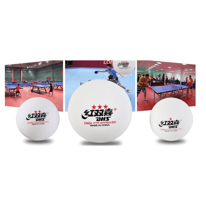 DHS 3 Star D40+ Table Tennis Balls