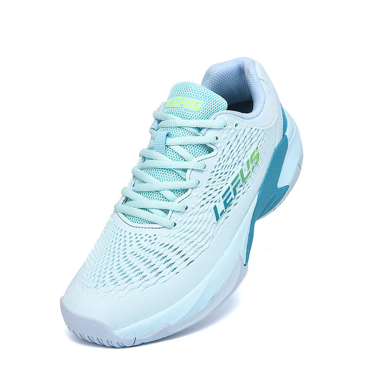 LEFUS Professional Non-Slip Tennis Shoes, Breathable KPU Mesh Sneakers with MD Rubber TPU Sole for Outdoor Sports L033