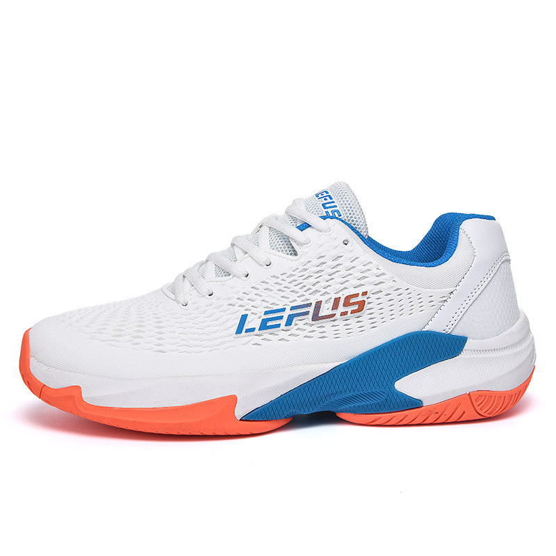 LEFUS Professional Non-Slip Tennis Shoes, Breathable KPU Mesh Sneakers with MD Rubber TPU Sole for Outdoor Sports L033