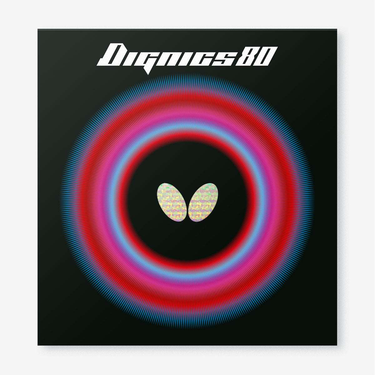 BUTTERFLY Dignics 80 Table Tennis Rubber Tensor - Red product image - Butterfly table tennis rubber