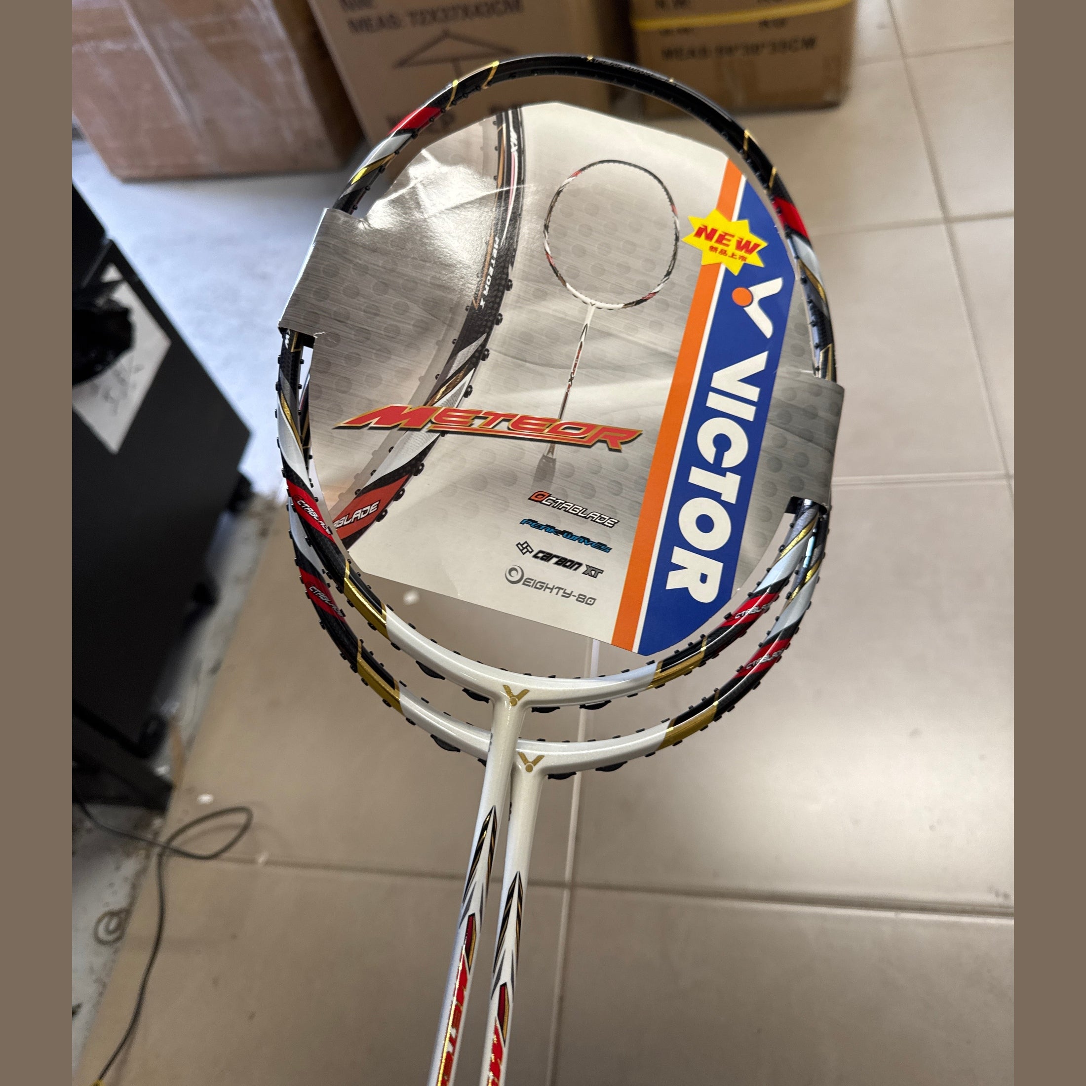 Meteor Racket VICTOR Meteor X 80 BKA Badminton Racket make taiwan MX80 – SP x SPORT