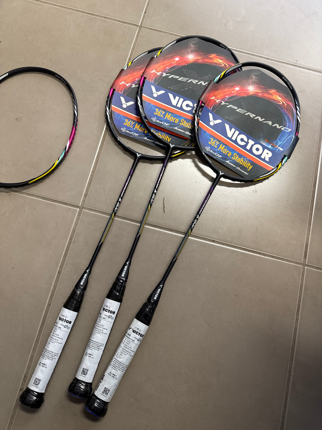 VICTOR Hypernano X 800 Badminton Racket Make Taiwai