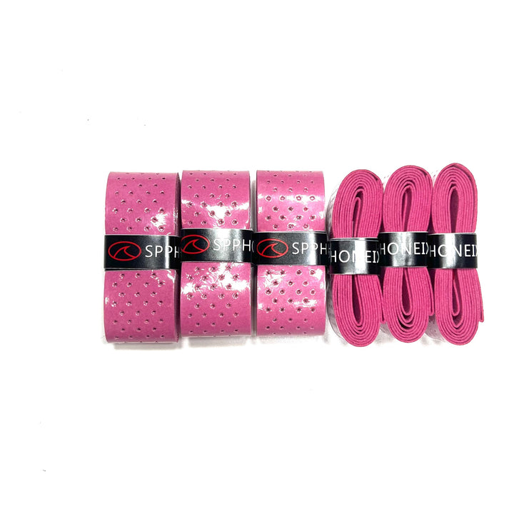 SPPHONEIX Punching Grip Anti-slip Tennis Badminton Squash Racquet Over Grip Tape Overgrip Sweatband（12 COLORS）