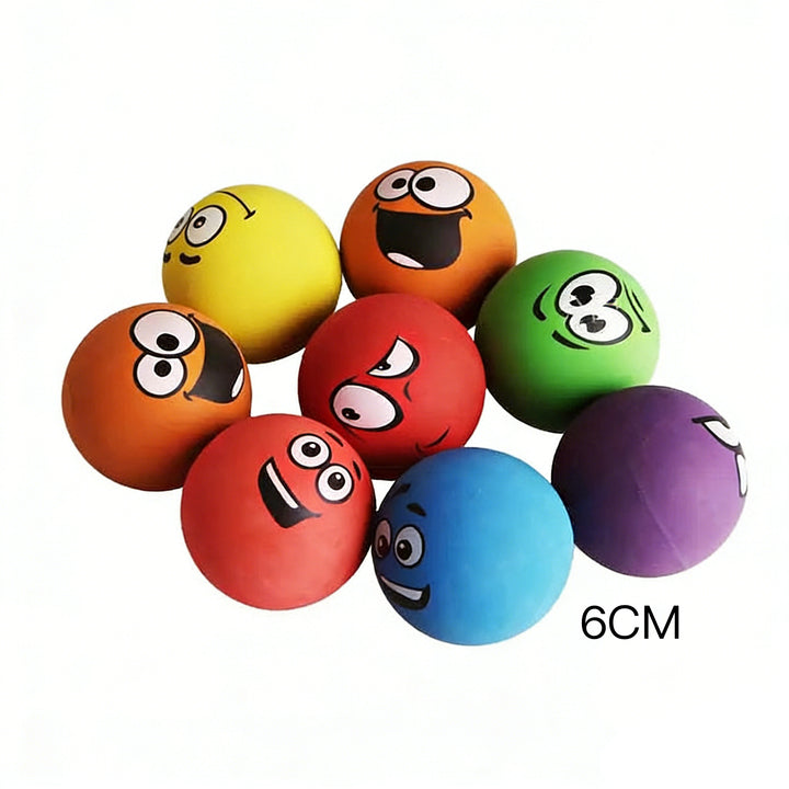 SPP 5PCS Random Color Diameter 6cm Sports Toy Balls Reaction Training Balls for Agility &amp; Reflex Practice