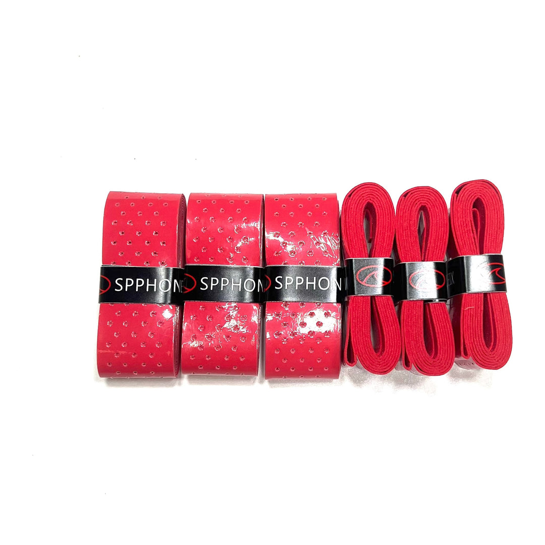 SPPHONEIX Punching Grip Anti-slip Tennis Badminton Squash Racquet Over Grip Tape Overgrip Sweatband（12 COLORS）
