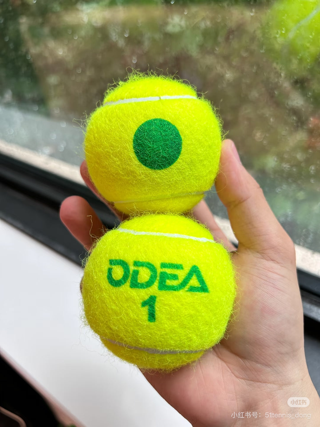 ODEA Stage 1 Green Point Tennis Balls – Low Compression Kids Tennis Balls (60 pcs)