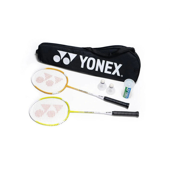 YONEX 2-Player Badminton Set 2 Racket with Shuttlecocks GR-505(set)