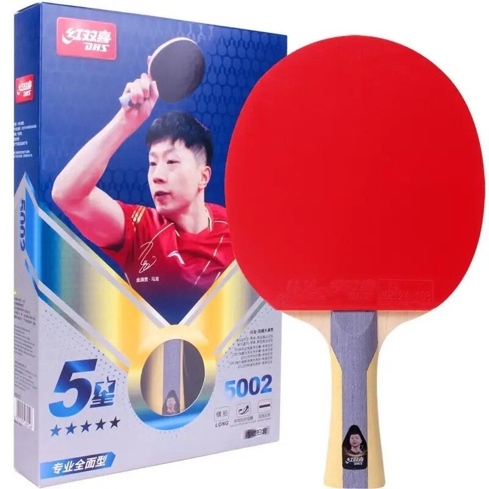Battistone Racket DHS 5 Star Table Tennis Bat Racket 5002 5006 (Hurricane 3 + Hurricane ...