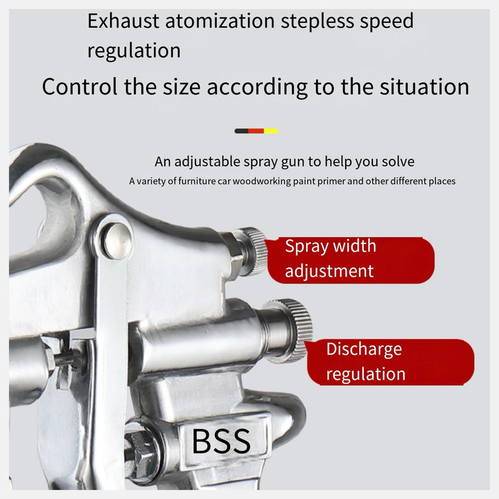 Handheld Pneumatic Paint Spray Gun – 2.0mm Nozzle, Suction Type, Model PQ 2