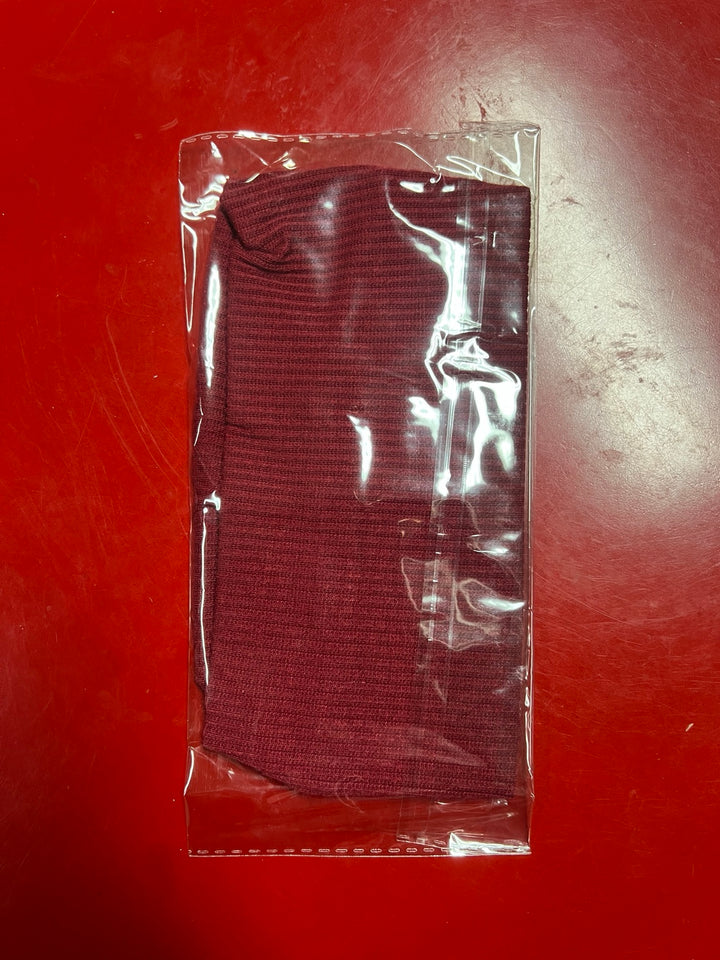 Wine red knitted sports headband