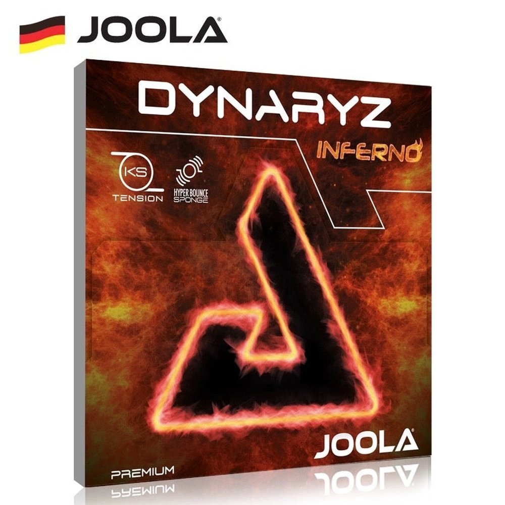 JOOLA Dynaryz Inferno,ZGX,ZGR,AGR,ACC,CMD table tennis rubber - RED product image - JOOLA table tennis rubber
