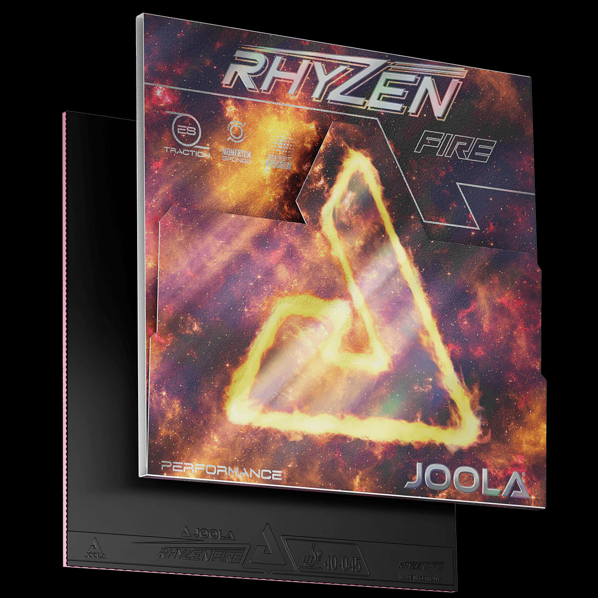 Joola Belage Rhyzen Fire Table Tennis Rubber - Red product image - JOOLA table tennis rubber