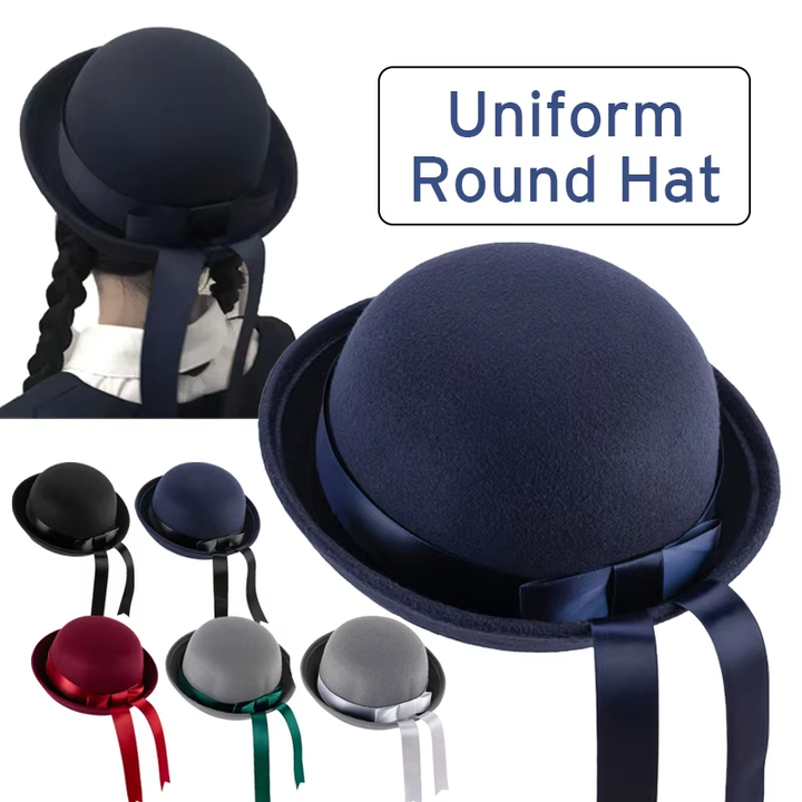 SPPHONEIX JK Cap Watch Horse racing And Various Competitions And Celebrations Elegant Ribbon Bucket Cap Parent Child Bowler Hat Wild For Street