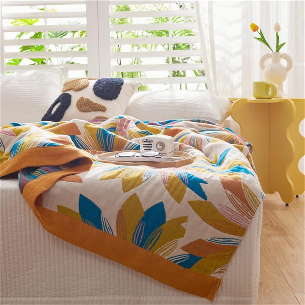 Nordic All-Cotton Quilt - Pure Cotton Thin Cotton Yarn Quilt Blanket