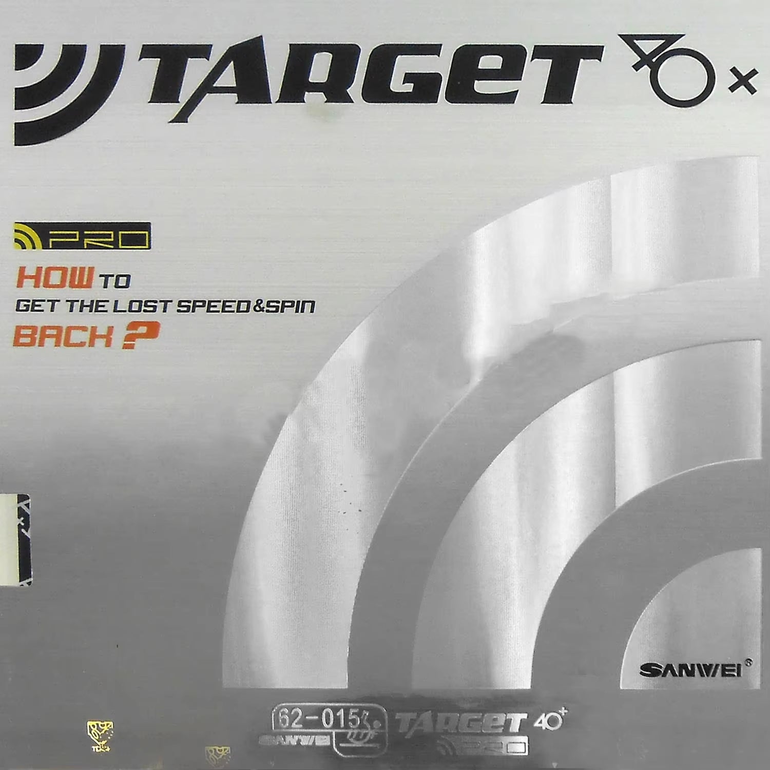 Sanwei TARGET Europe 40+ Table Tennis Rubber - Black product image - SANWEI table tennis rubber