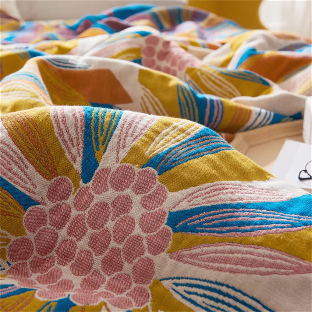Nordic All-Cotton Quilt - Pure Cotton Thin Cotton Yarn Quilt Blanket