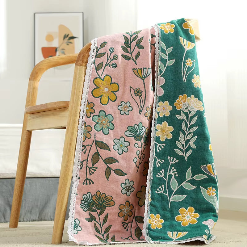 Cotton Gauze Bath Towel – 100% Cotton, Absorbent, Lint-Free, Extra-Large, Thick for Men & Women