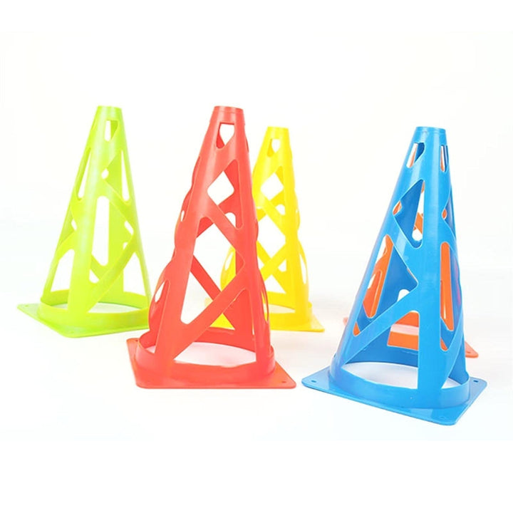 SPP 10Pcs Colorful Plastic Sports Cones for Football Basketball Training Parent-Child Activities