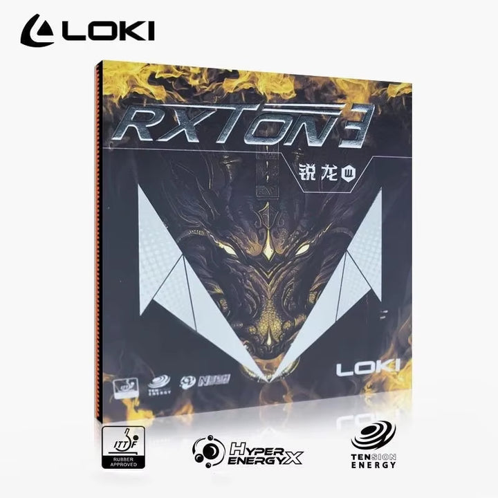 LOKI RXTON 3 Red Sticky PRO Table Tennis Rubber