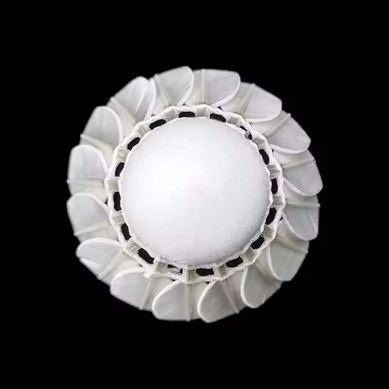 HUAMEI 12 PCS GT800 Aeroplane Goose Feather Badminton Shuttlecock