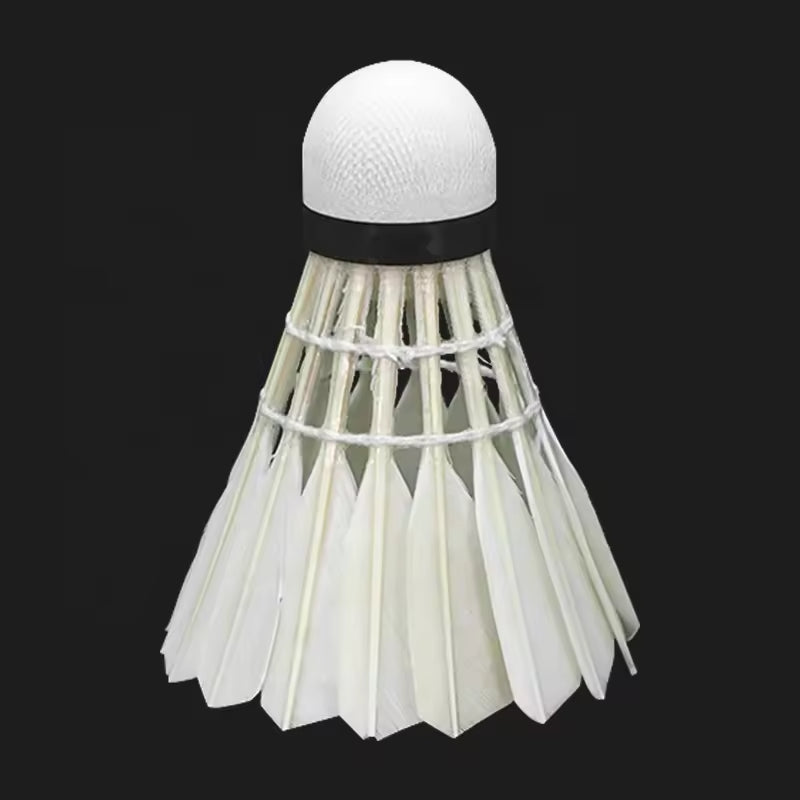HUAMEI 12 PCS A8 Goose Feather Badminton Shuttlecock