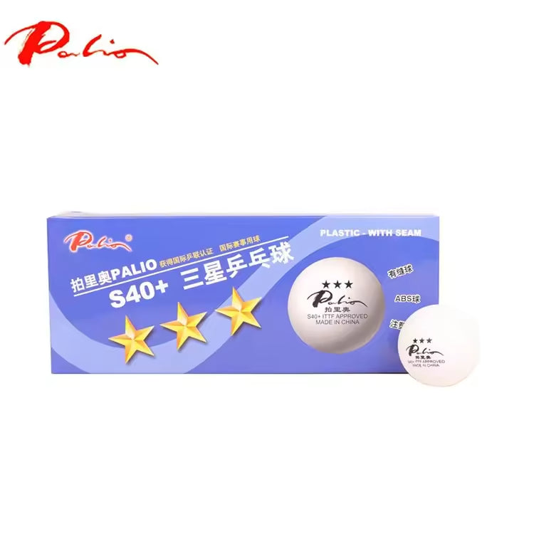 Palio ITTF Approved 3 Star D40+ Table Tennis Ball
