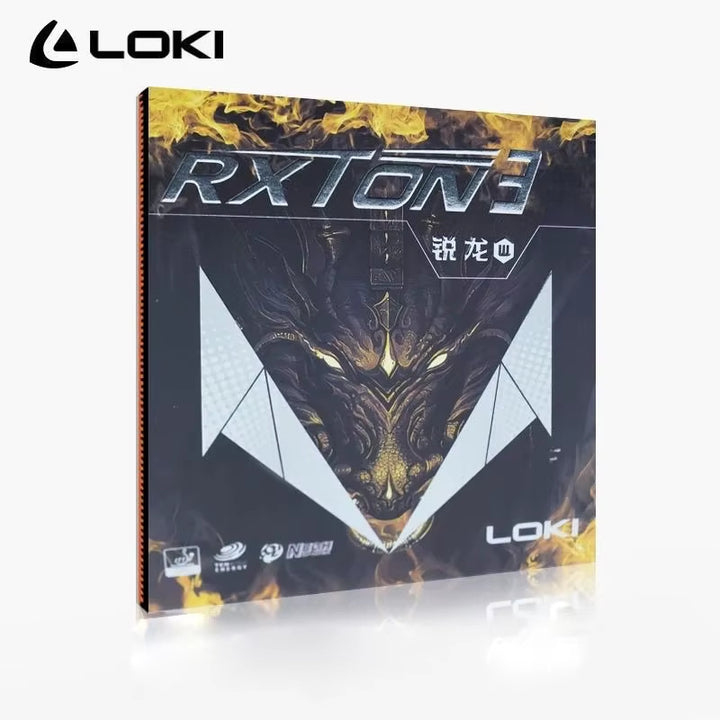 LOKI RXTON 3 Red Sticky PRO Table Tennis Rubber