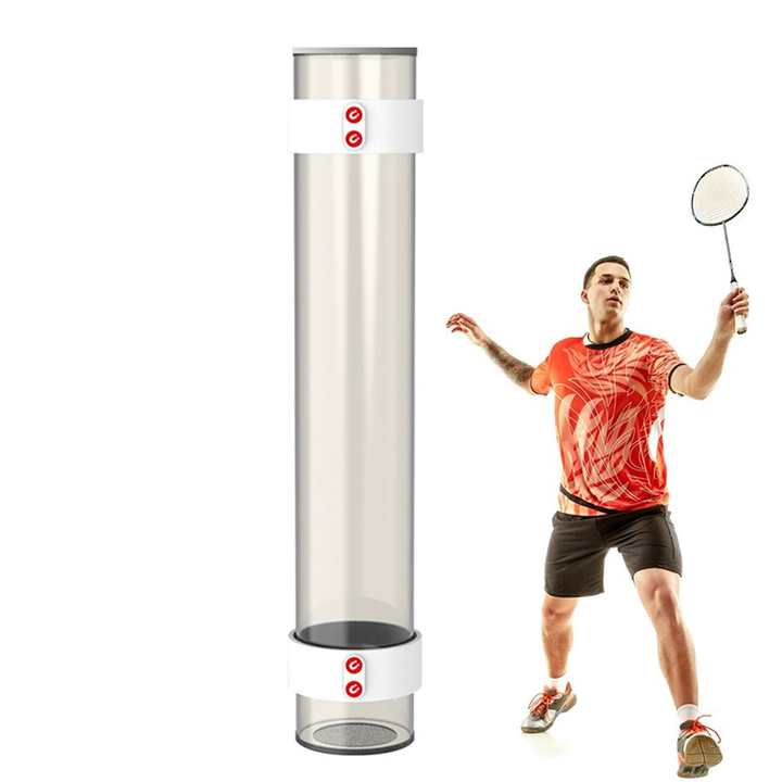 SPP Magnetic Badminton Shuttlecock Holder Tube - Portable & Secure Shuttlecock Organizer for Backyard, PE Class, Park, Gym