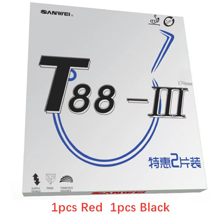 SANWEI T88 III (T88-3) 2PCS Table Tennis Rubber