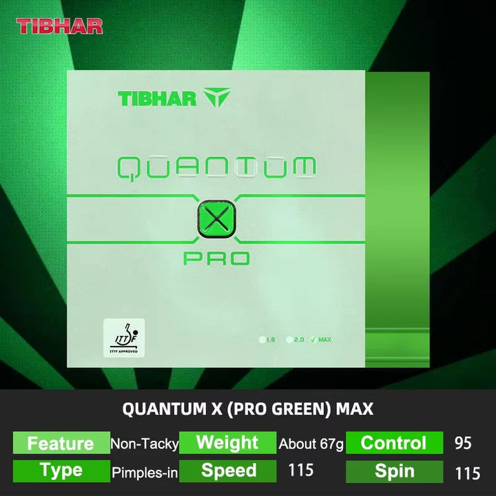 Tibhar Quantum X PRO Table Tennis Rubber