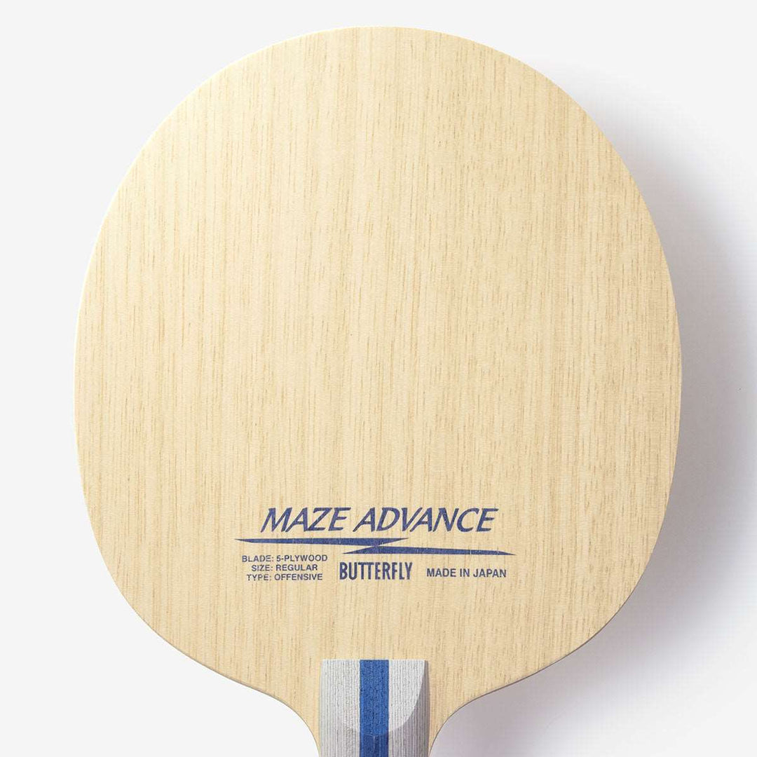 BUTTERFLY Maze Advance (37141)Lightweight & Easy-To-Use, All-Wood Table Tennis Blade FL