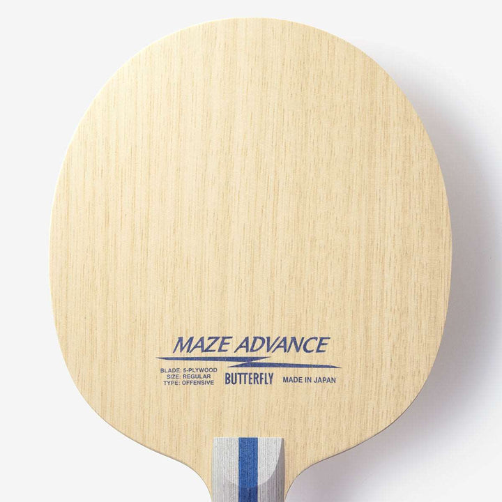 BUTTERFLY Maze Advance (37141)Lightweight & Easy-To-Use, All-Wood Table Tennis Blade FL