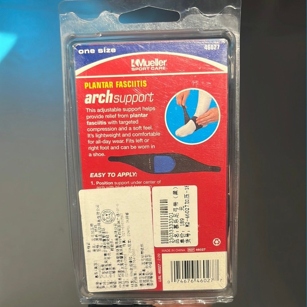 Mueller Plantar Fasciitis Arch Support M246027 SP x SPORT