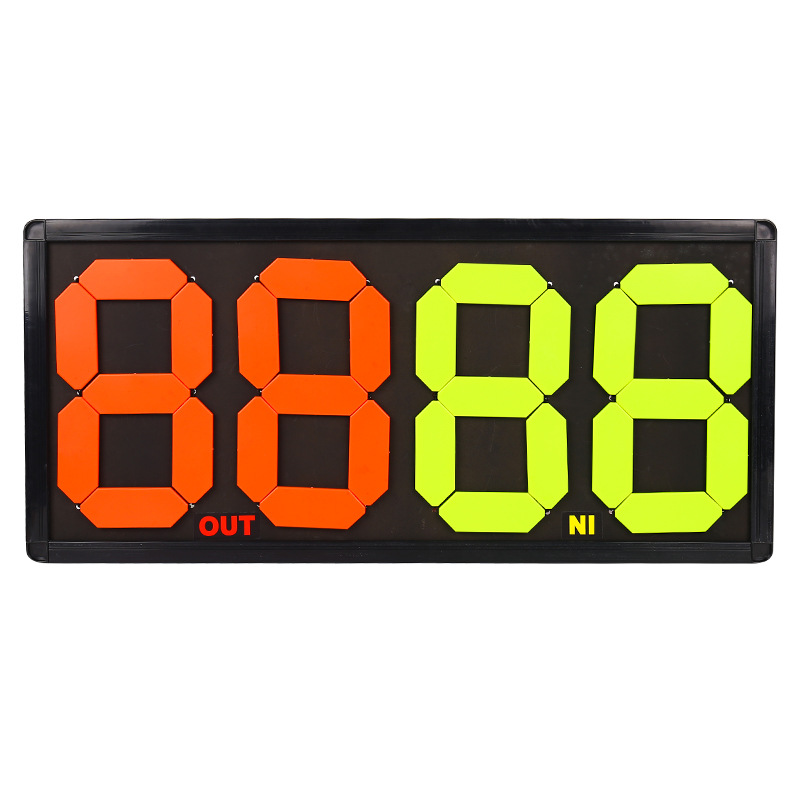 4 Digit Football Replacement Card For Football Game Instructions 84cmx38.5cm