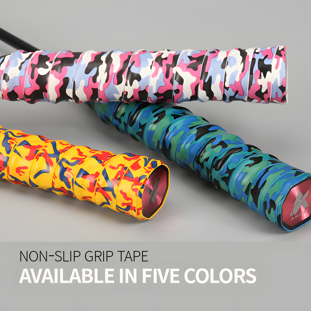 SPP Camouflage Memory Keel Racket Grip Anti Slip Super Absorbent Tennis, Badminton, Pickleball Overgrip Grip
