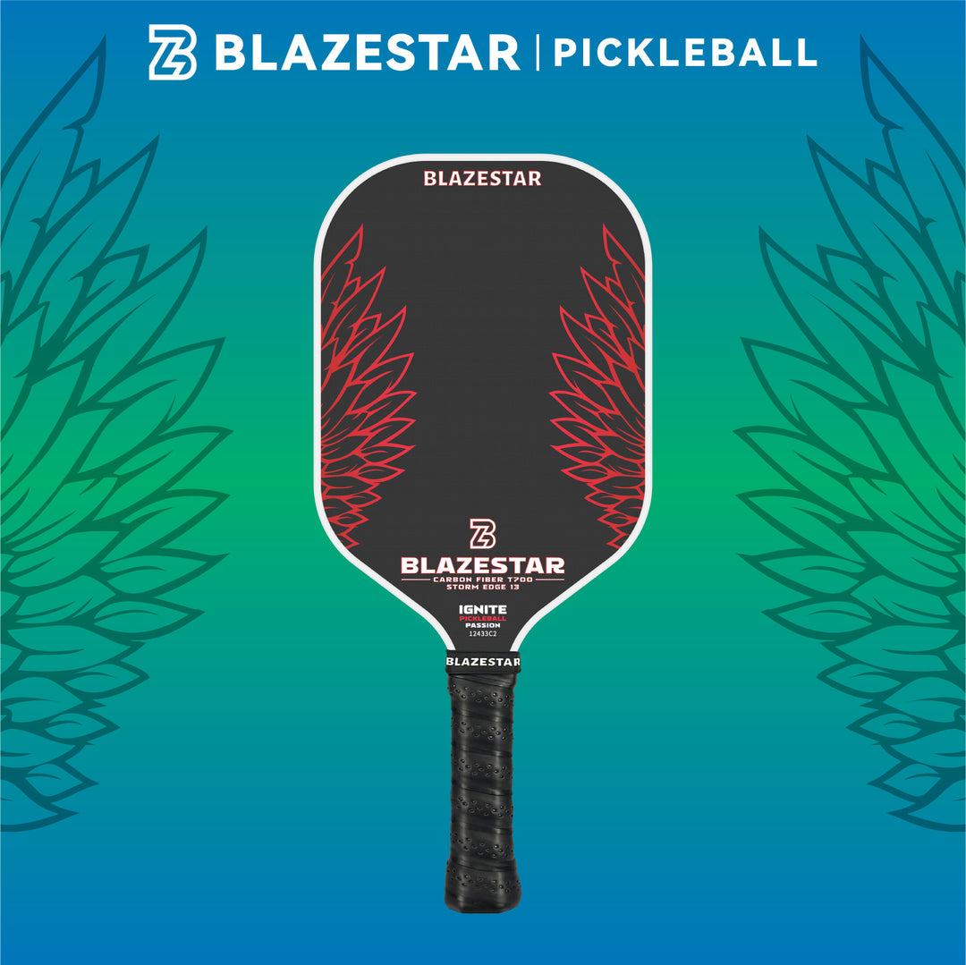 BLAZESTAR STORM EDGE 13 Series T700 Carbon Fiber Professional Pickleball Paddle
