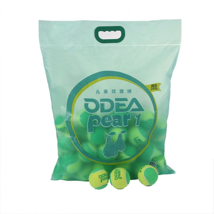 ODEA Stage 1 Green 48 PCS Children Beginners Tennis Balls Low Compression Slower Speed