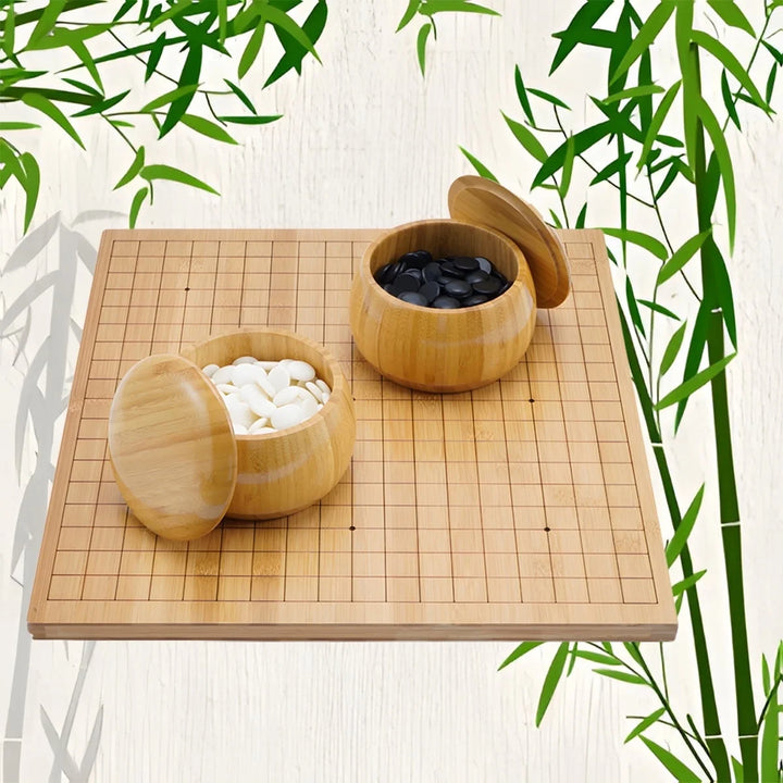 Chinese Weiqi Go Game Set WOOD Board