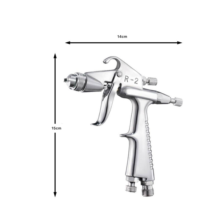 Pneumatic Paint Spray Gun – 200ml Cup, Easy to Clean, Model R2