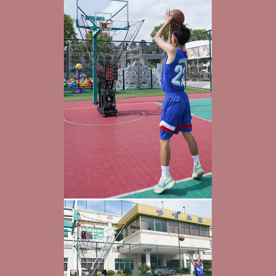 SIBOASI Basketball Rebound Machine – Automatic Ball Return, Smart Training System, Model K2100A