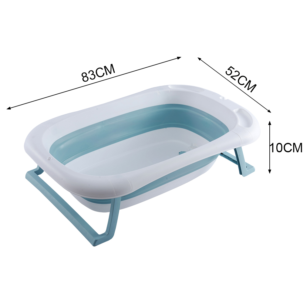 Baby Foldable Bath Tub – Thickened Large Basin for Sitting & Lying, Children Bath Bucket