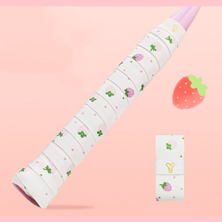 Badminton & Tennis Grip – Printed Design, Sticky, Anti-Slip, Sweat-Absorbent