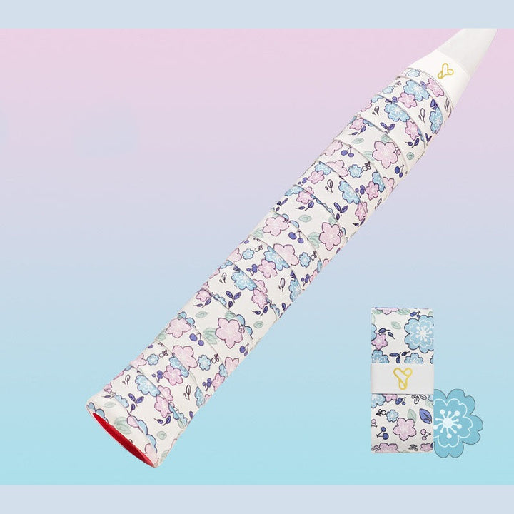 Badminton & Tennis Grip – Printed Design, Sticky, Anti-Slip, Sweat-Absorbent