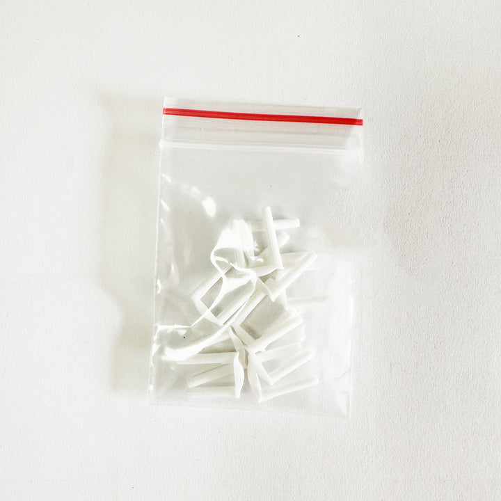 10 PCS/Bag Badminton Racket String Guard Connectors, T-shaped Long and Short Double Connectors