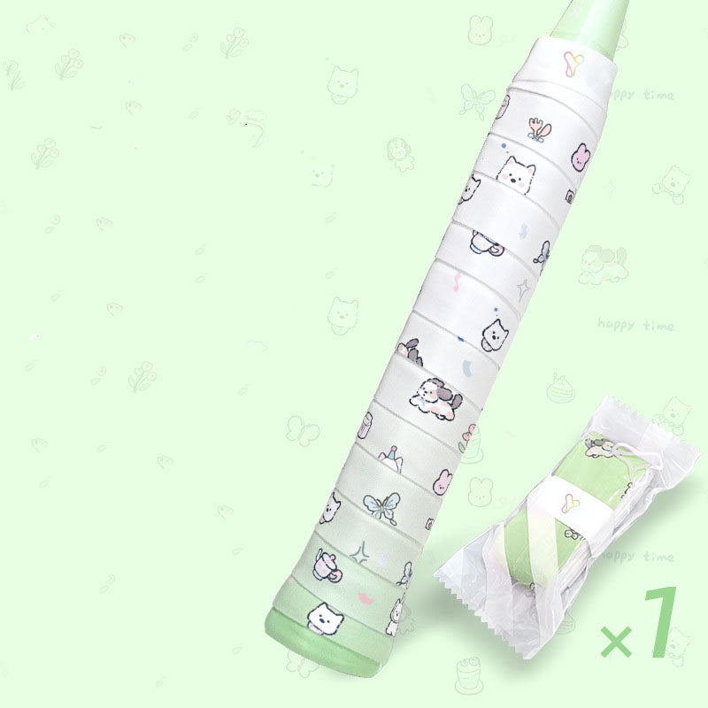 Badminton & Tennis Grip – Printed Design, Sticky, Anti-Slip, Sweat-Absorbent