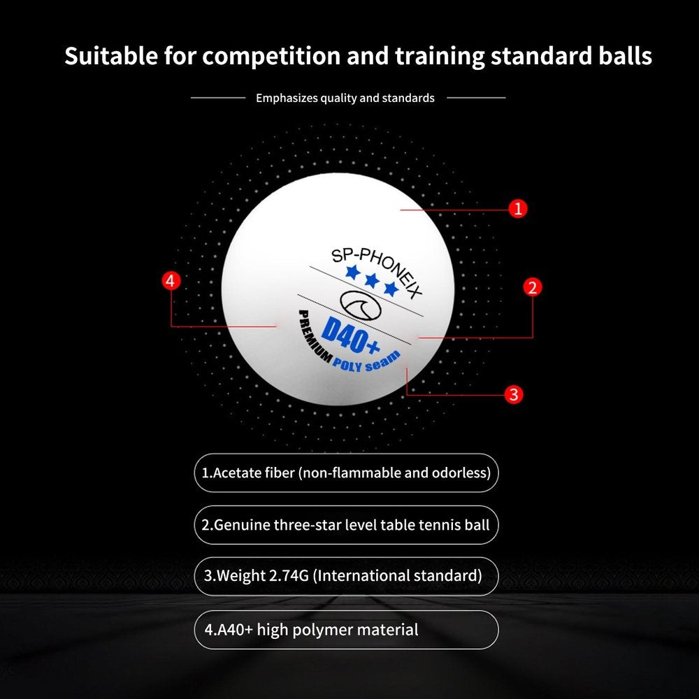 SPPHONEIX 3 Star Table Tennis Balls