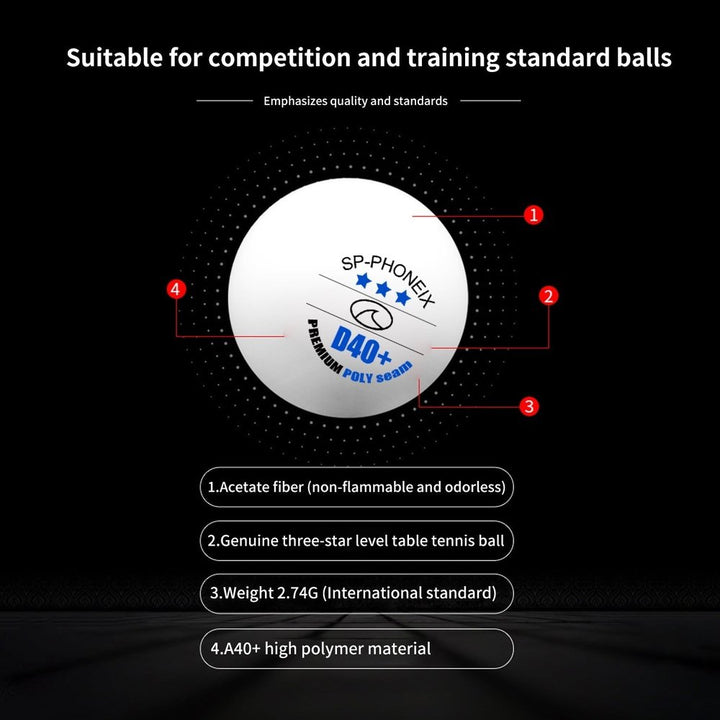 SPPHONEIX 3 Star Table Tennis Ball