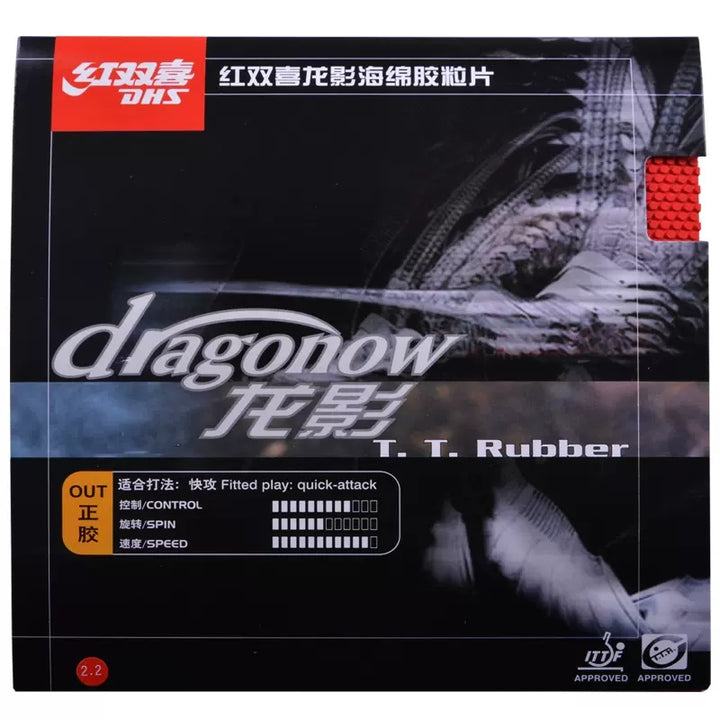 DHS Dragon Shadow Positive Rubber Set Fast Attack Type Table Tennis Rubber