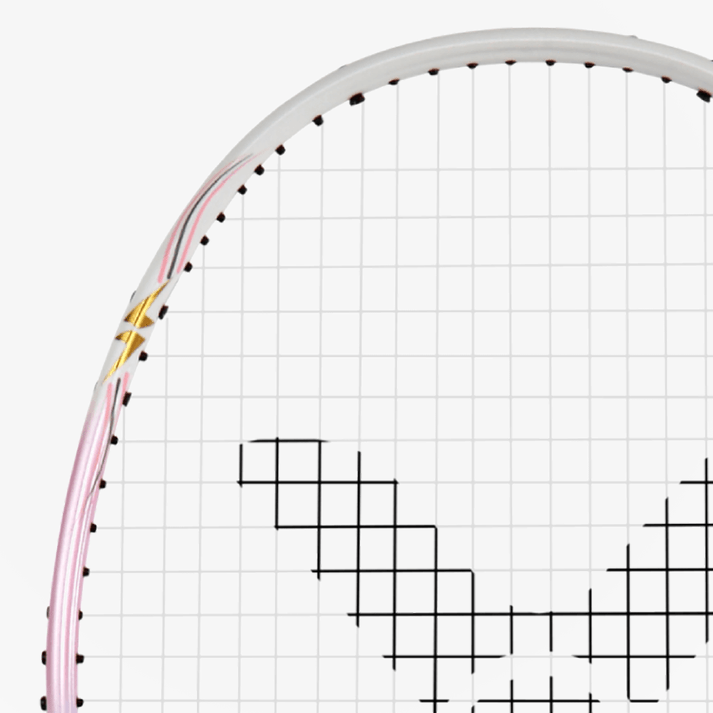Victor AuraSpeed 77F Badminton Racket Pink 4UG6